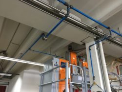 Kläger Plastik wählt AIRpipe um seines Stahlrohrsystem zu ersetzen